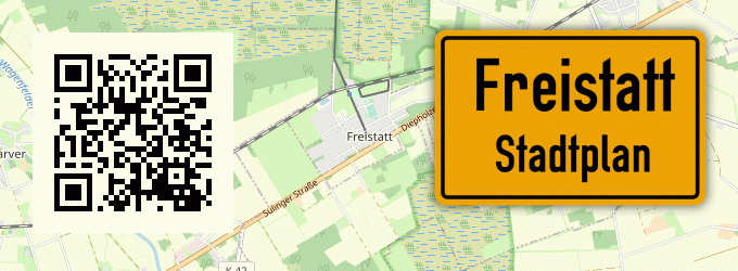 Stadtplan Freistatt