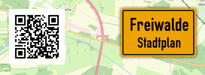 Stadtplan Freiwalde