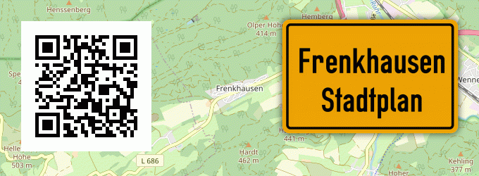 Stadtplan Frenkhausen