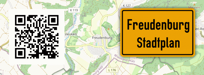 Stadtplan Freudenburg