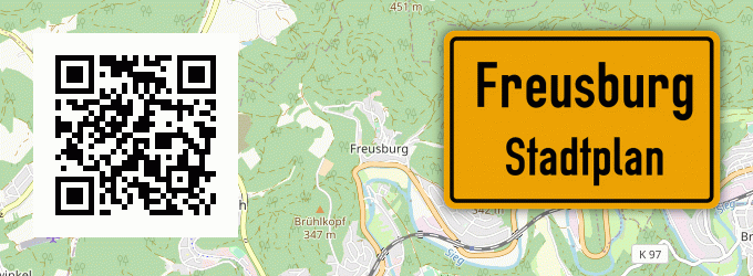 Stadtplan Freusburg