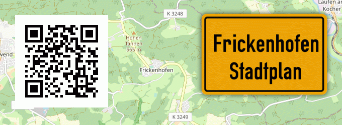 Stadtplan Frickenhofen, Oberpfalz