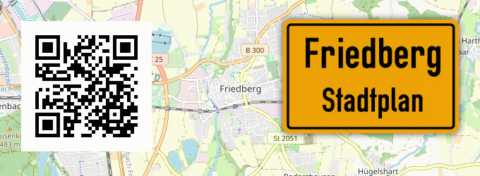 Stadtplan Friedberg