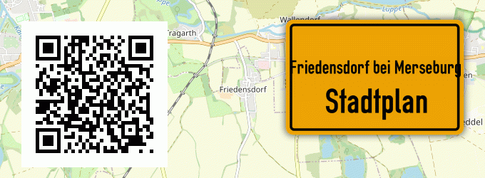 Stadtplan Friedensdorf bei Merseburg