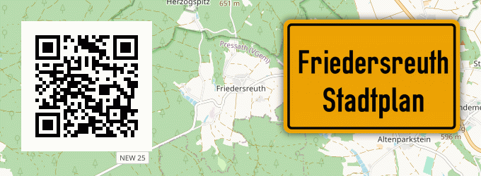 Stadtplan Friedersreuth
