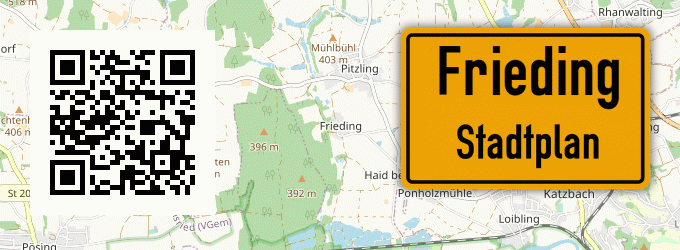 Stadtplan Frieding