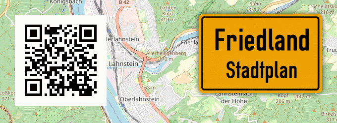 Stadtplan Friedland