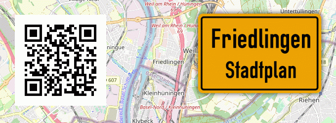 Stadtplan Friedlingen