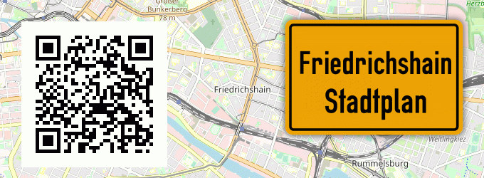 Stadtplan Friedrichshain