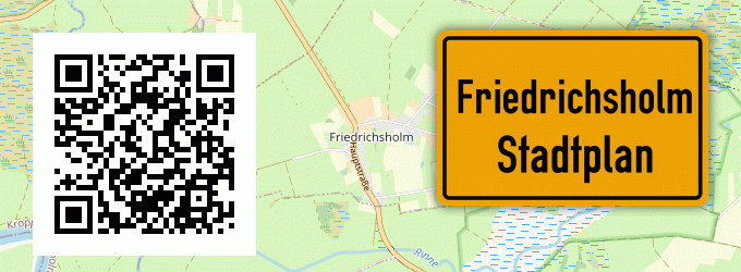 Stadtplan Friedrichsholm