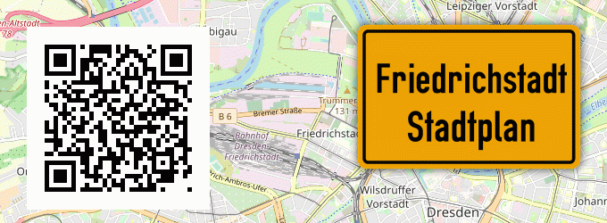 Stadtplan Friedrichstadt