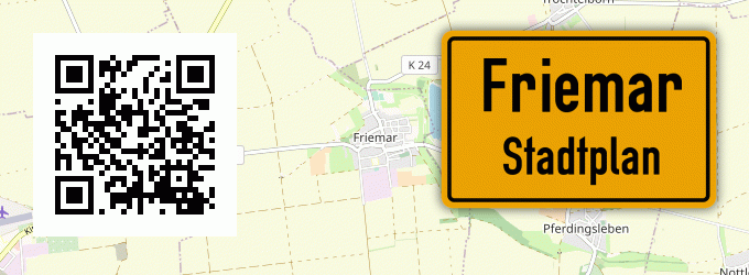 Stadtplan Friemar