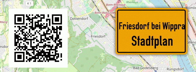 Stadtplan Friesdorf bei Wippra