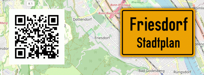 Stadtplan Friesdorf