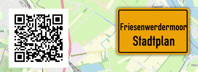 Stadtplan Friesenwerdermoor