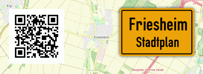 Stadtplan Friesheim, Rheinland