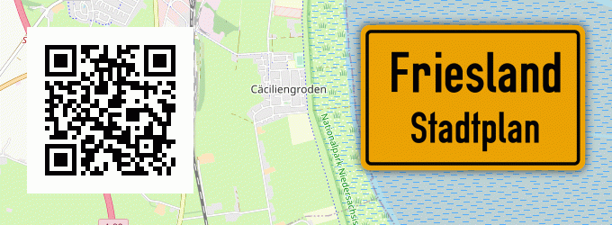 Stadtplan Friesland