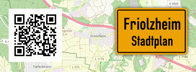 Stadtplan Friolzheim