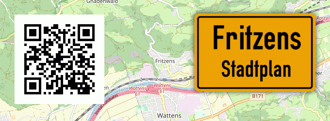 Stadtplan Fritzens