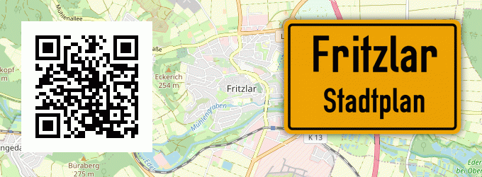 Stadtplan Fritzlar