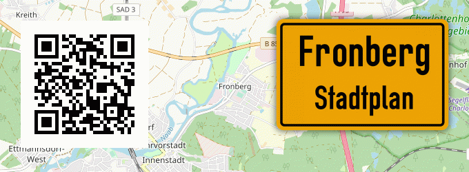 Stadtplan Fronberg
