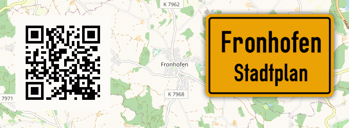 Stadtplan Fronhofen