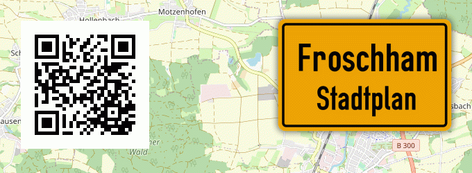 Stadtplan Froschham, Salzach