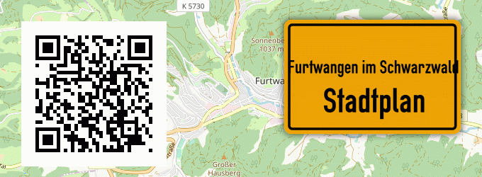 Stadtplan Furtwangen im Schwarzwald