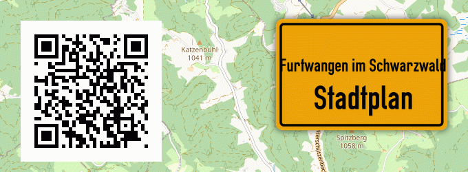 Stadtplan Furtwangen im Schwarzwald