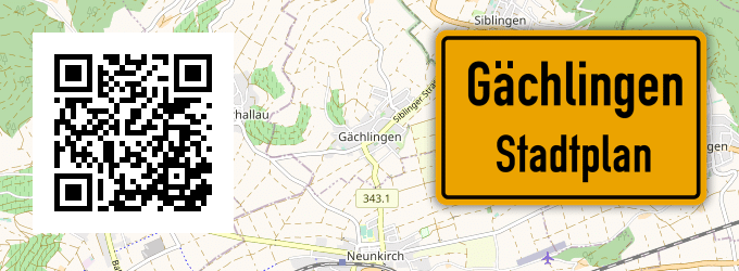 Stadtplan Gächlingen