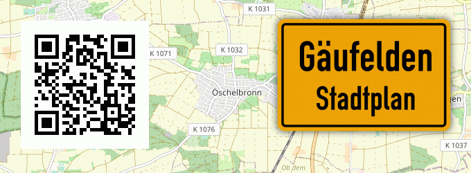 Stadtplan Gäufelden