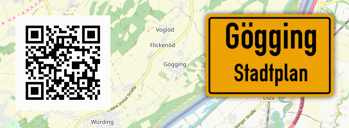 Stadtplan Gögging