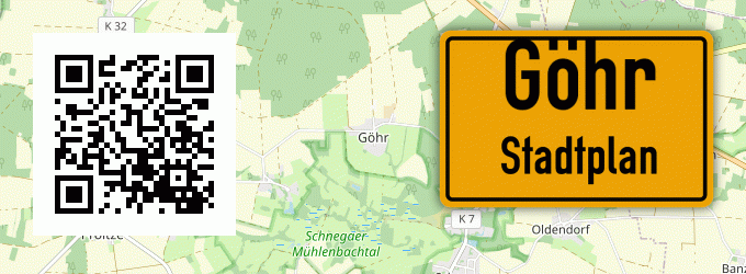 Stadtplan Göhr