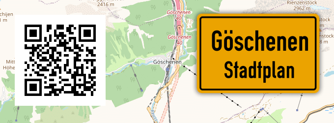Stadtplan Göschenen