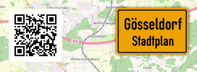 Stadtplan Gösseldorf