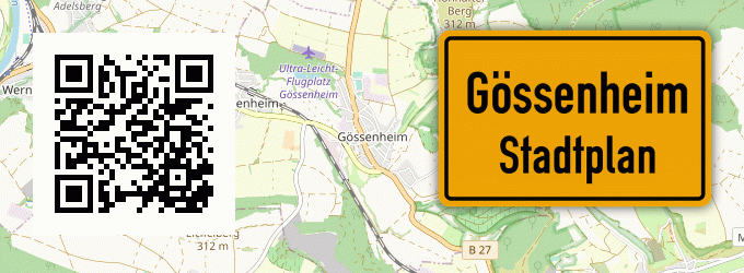 Stadtplan Gössenheim