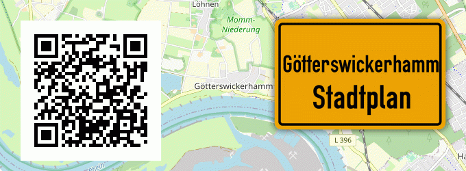 Stadtplan Götterswickerhamm, Niederrhein
