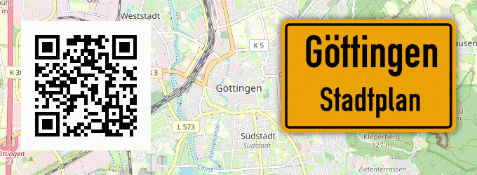 Stadtplan Göttingen, Niedersachsen
