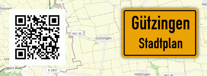 Stadtplan Gützingen