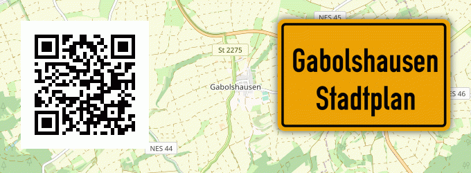 Stadtplan Gabolshausen