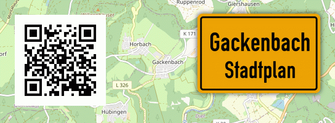 Stadtplan Gackenbach