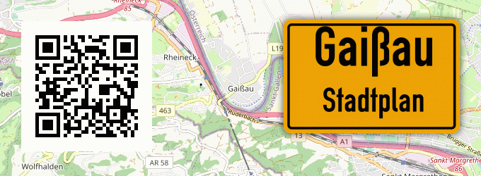 Stadtplan Gaißau