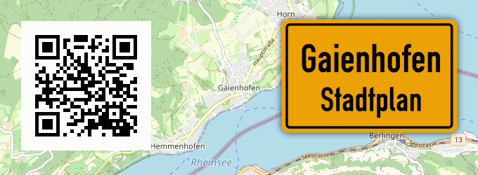 Stadtplan Gaienhofen