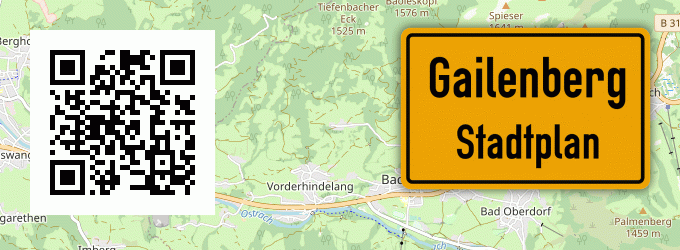 Stadtplan Gailenberg