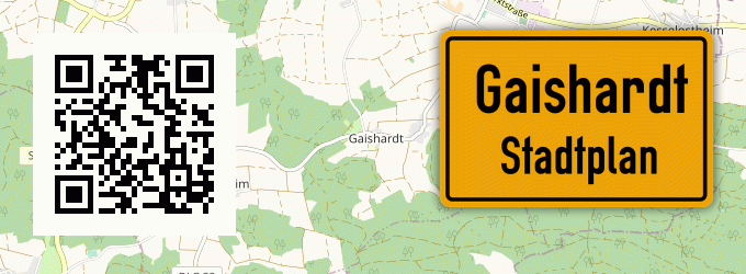 Stadtplan Gaishardt, Schwaben