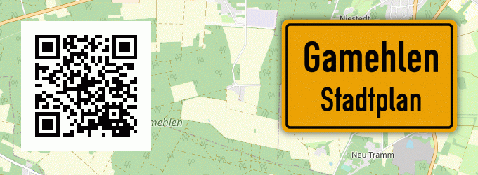 Stadtplan Gamehlen
