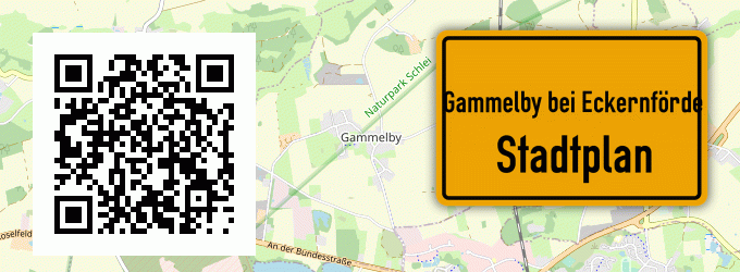Stadtplan Gammelby bei Eckernförde