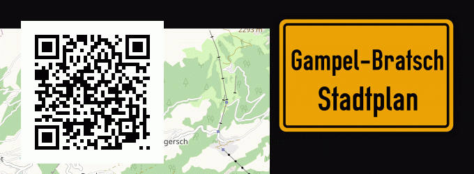 Stadtplan Gampel-Bratsch