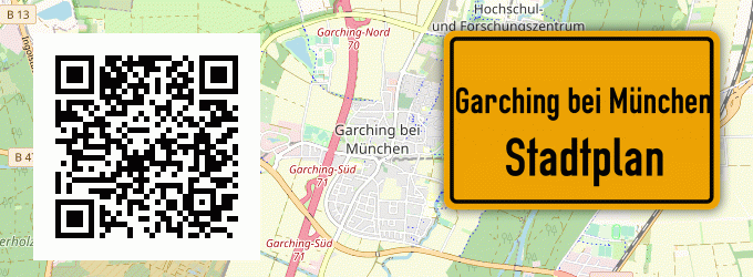 Stadtplan Garching bei München