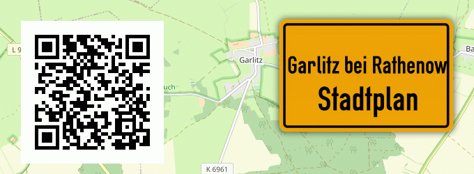 Stadtplan Garlitz bei Rathenow